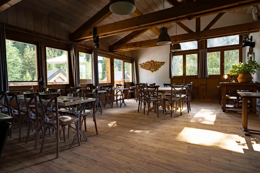 La salle commune du Camping des Lanchettes