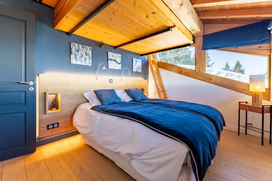 Une chambre du Chalet Le Spot à Arc 1800