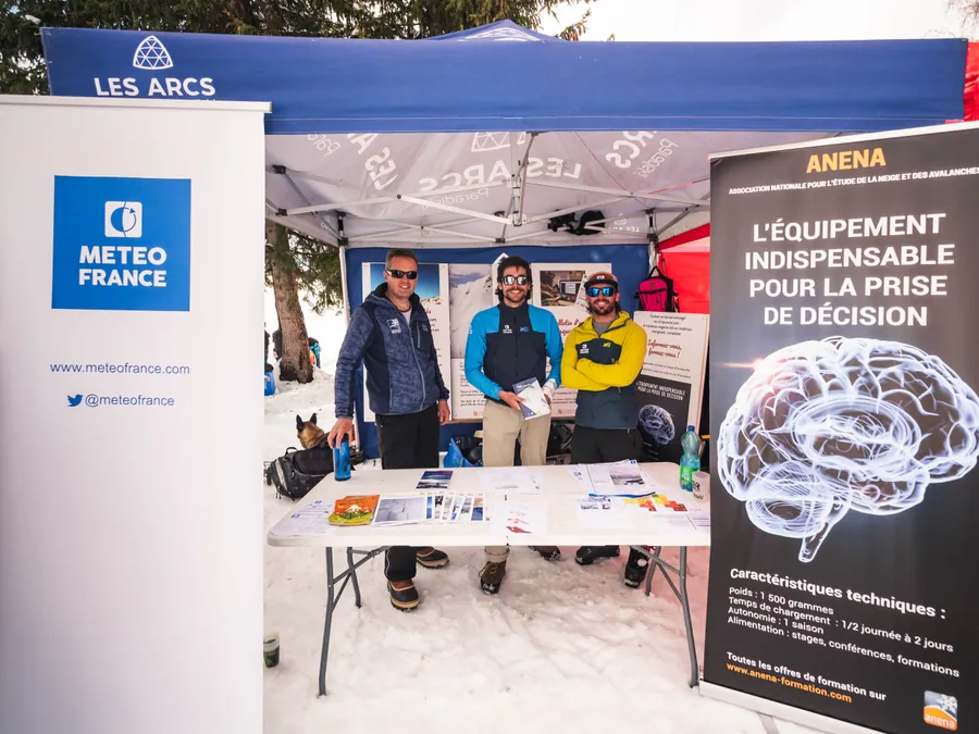 Le stand Météo-France parmi les partenaires de l’événement
