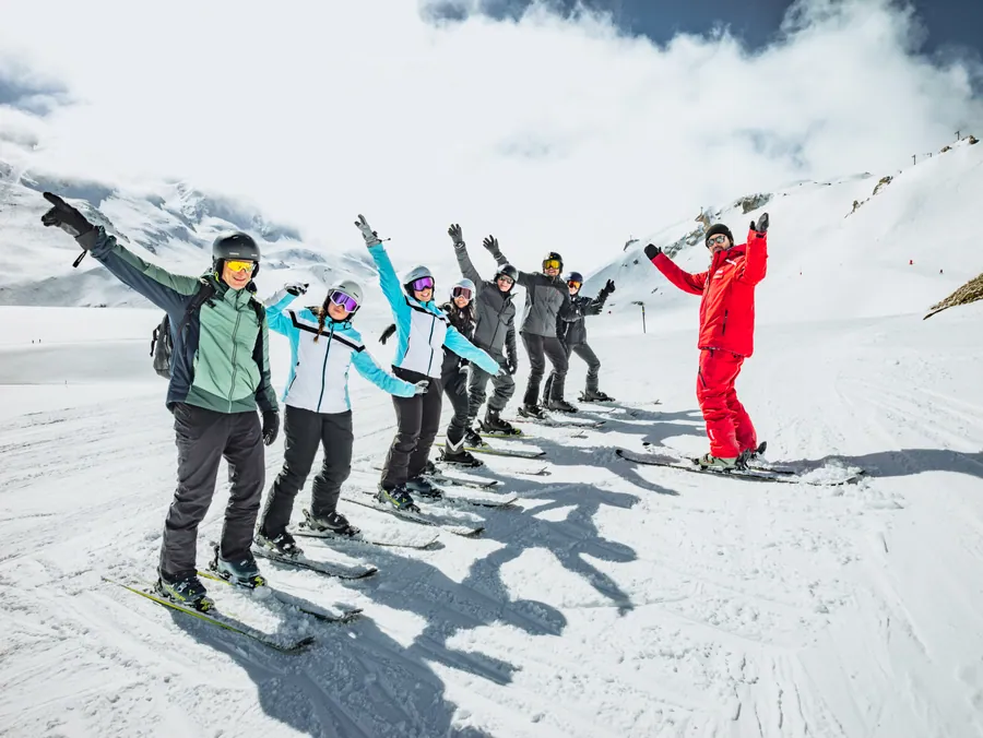 Le plaisir d’apprendre ensemble sur les pistes