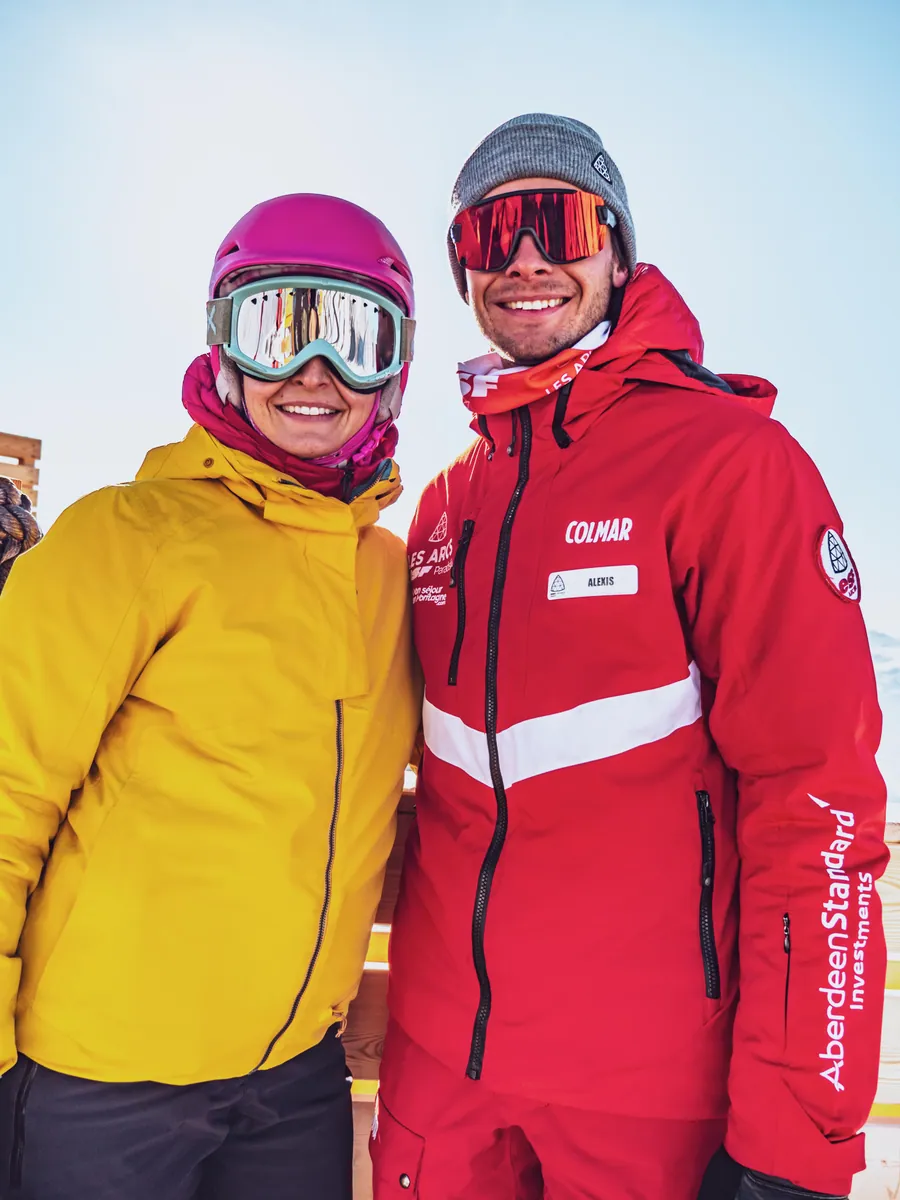 Le sourire du moniteur et de son élève