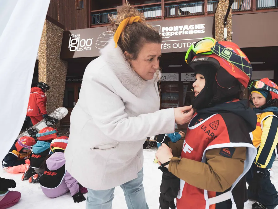 Préparer les enfants avant de rentrer à la garderie