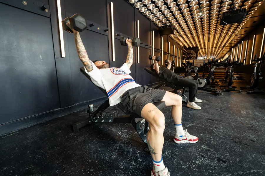 Une séance de sport dans les espaces de L’Atelier