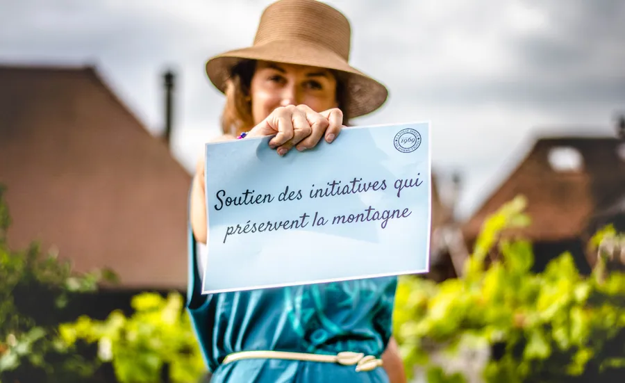 Un message de sensibilisation présenté au jardin