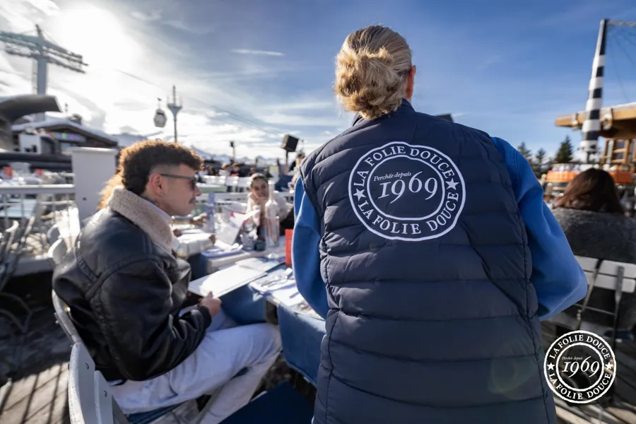 Le service vu depuis la terrasse