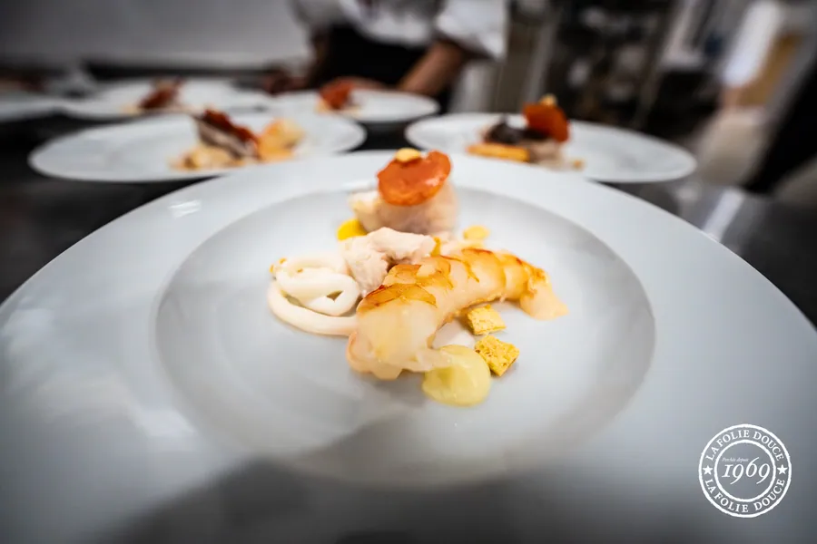 Un plat servi pendant la réception