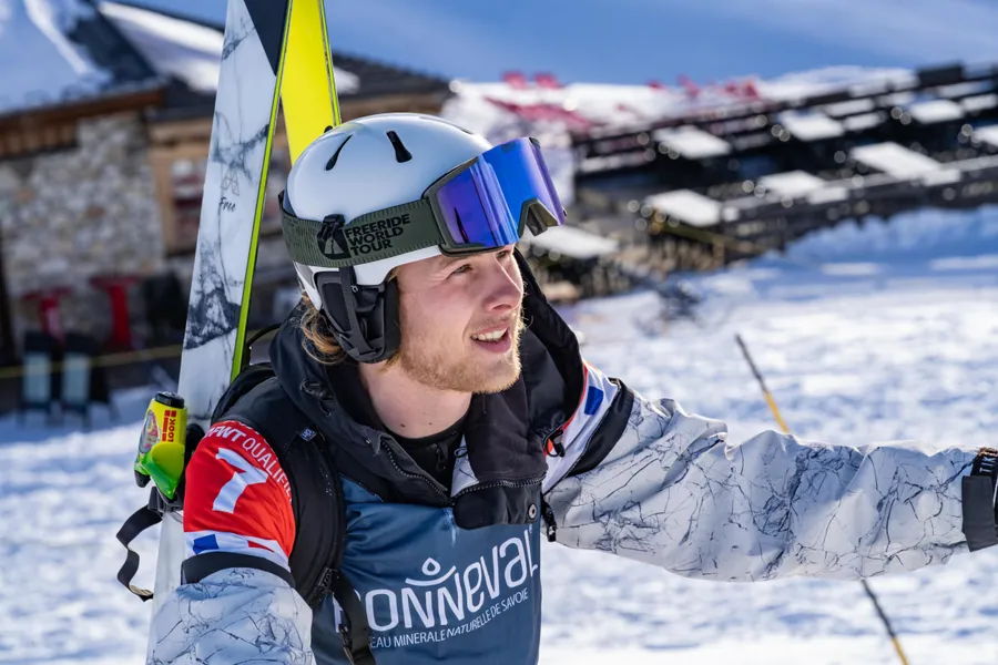 Portrait d’un rider à la Freeride Week des Arcs