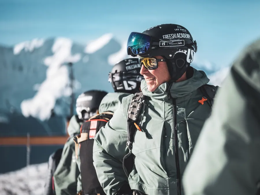 Portrait d’un rider de la Freeski Academy