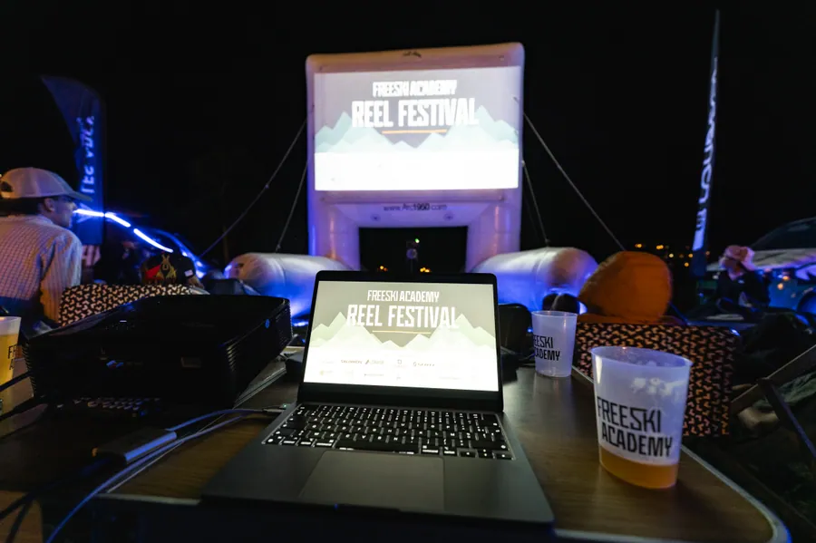 Projection au Freeski Reel Festival