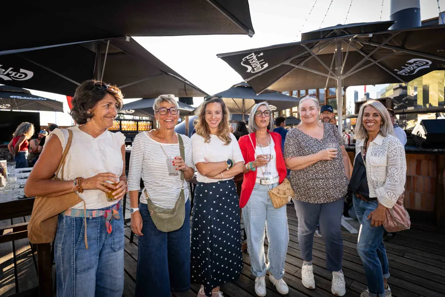 Portrait des participantes en terrasse