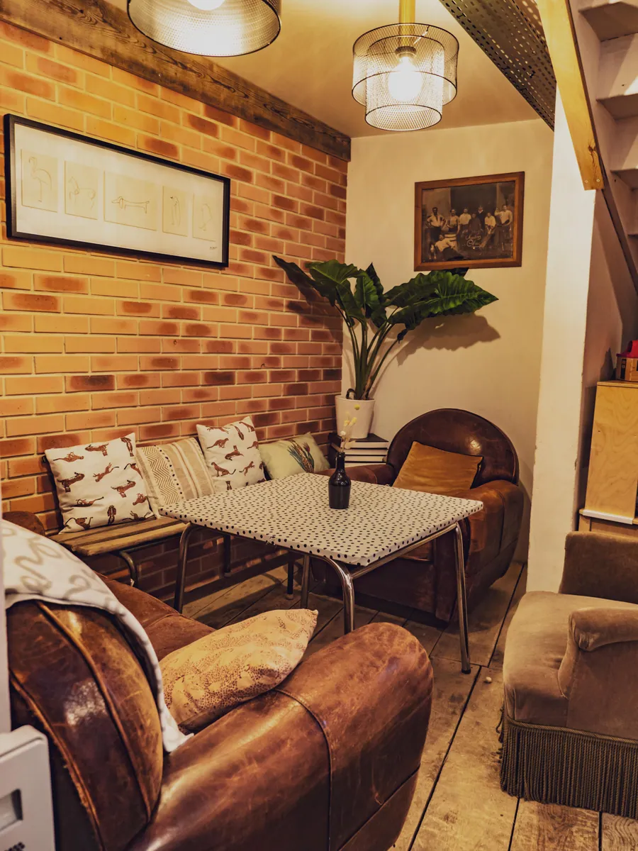 Le coin salon du restaurant