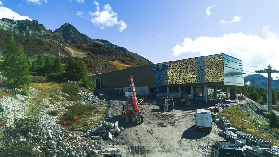 Travaux autour de la gare du Transarc