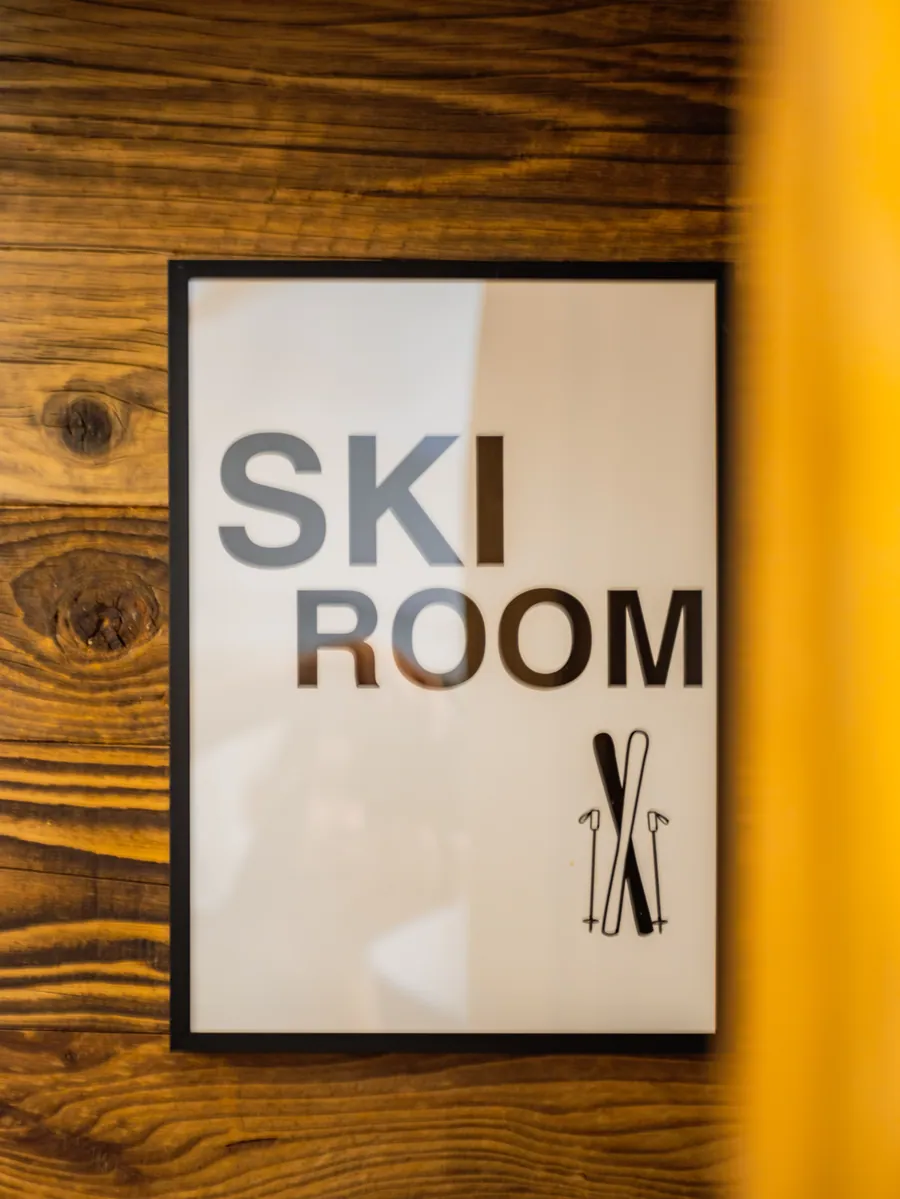 La signalétique du local à skis