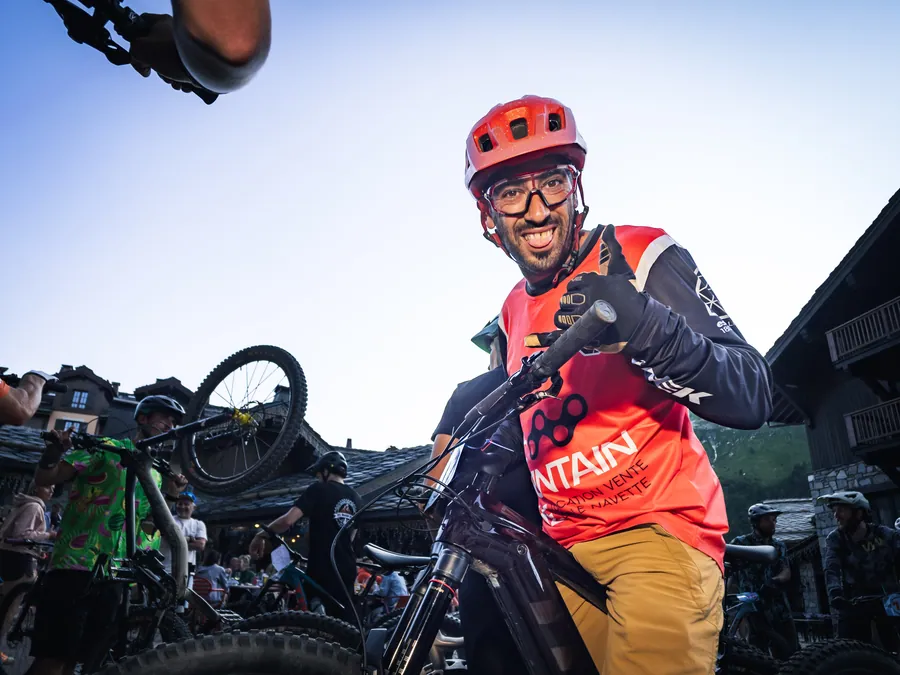 Un participant prêt pour la course