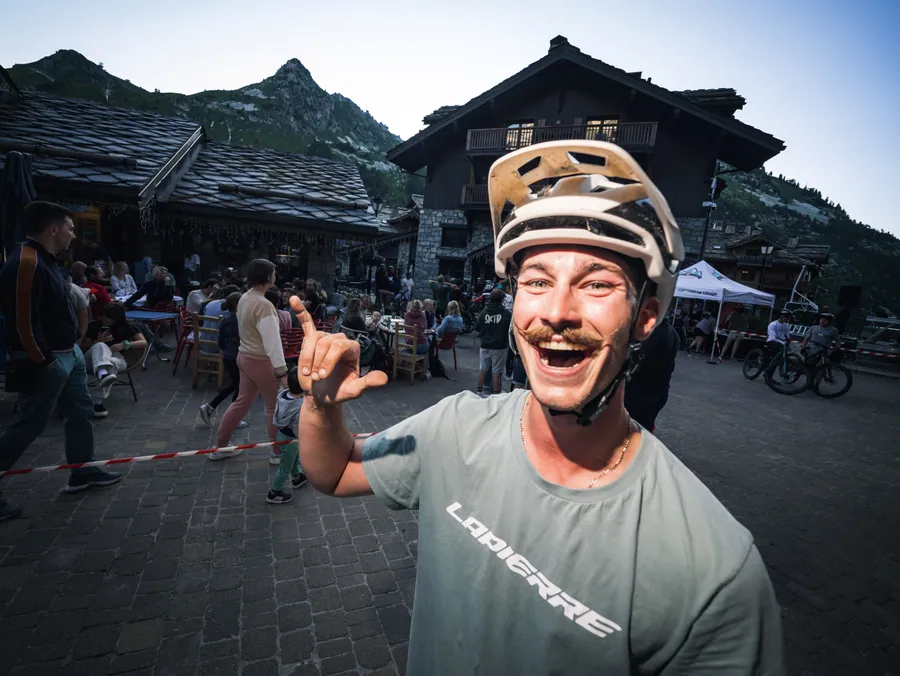 Le sourire d’un rider après son passage